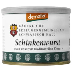 Erzeugergemeinschaft Schwäbisch Hall Bio-Schinkenwurst 200G