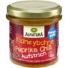 Bio Kidneybohne Paprika Chili Aufstrich 140G -Genuss Ecke bio alnatura kidneybohnepaprika chili aufstrich 140g