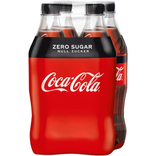 Coca-Cola Zero 4x 0,5L PET 3 Coca-Cola Zero 4x 0,5L PET