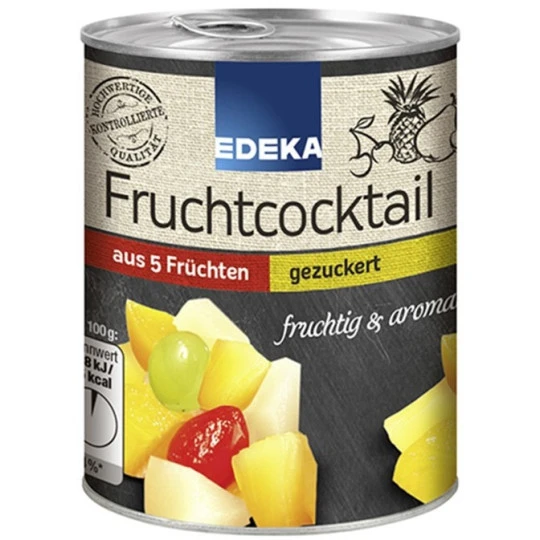 5-Fruchtcocktail Gezuckert 225G 3 5-Fruchtcocktail Gezuckert 225G