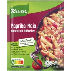 Knorr Fix Paprika-Mais Nudeln Mit Hähnchen 42G