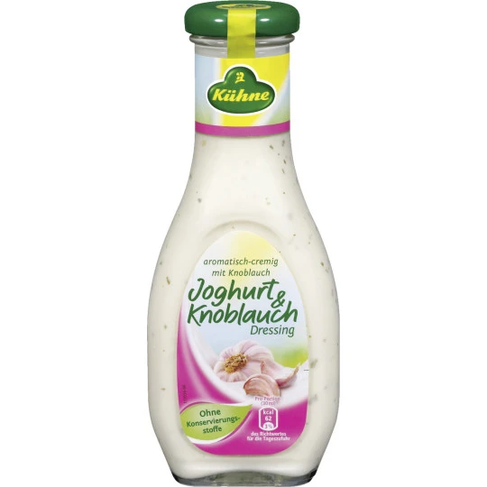 Joghurt & Knoblauch Dressing 250ML 3 Joghurt & Knoblauch Dressing 250ML