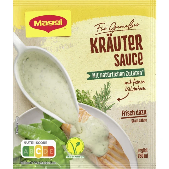 Für Genießer Kräuter Sauce Ergibt 250ML 3 Für Genießer Kräuter Sauce Ergibt 250ML