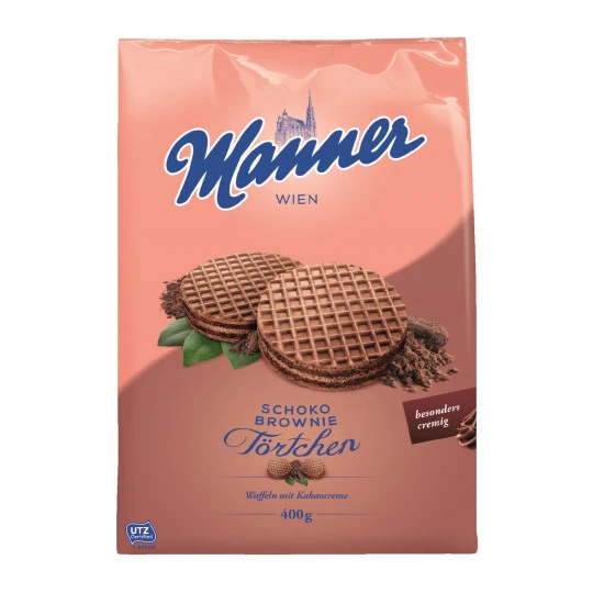 Manner Schoko Brownie Törtchen 400G 3 Manner Schoko Brownie Törtchen 400G