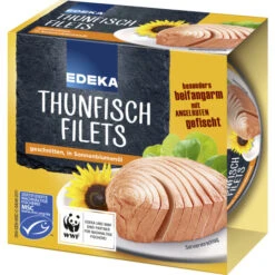 Thunfischfilets In Sonnenblumenöl 185G