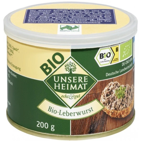 Heimat Bio-Leberwurst 200G 3 Heimat Bio-Leberwurst 200G